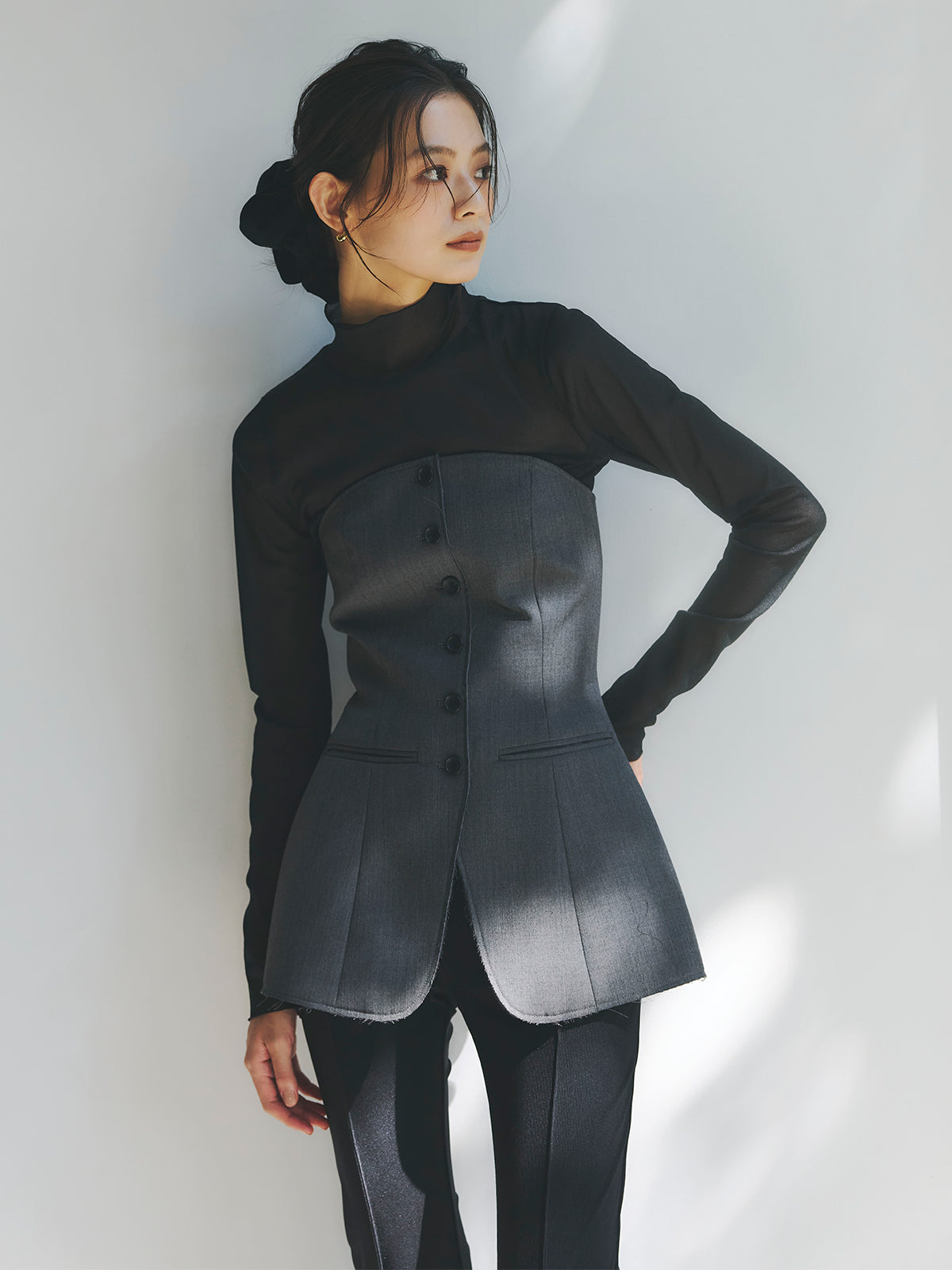 スリムフィットストレッチパンツ