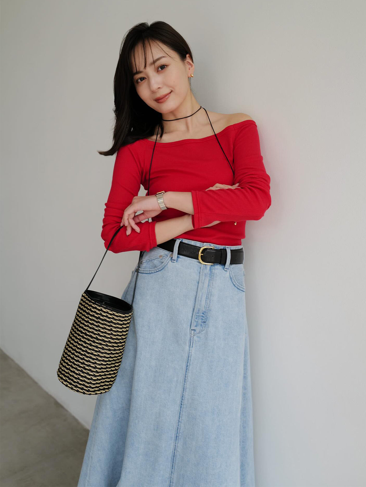 【YANUK×ánuans】Volume Flare Skirt / CIC