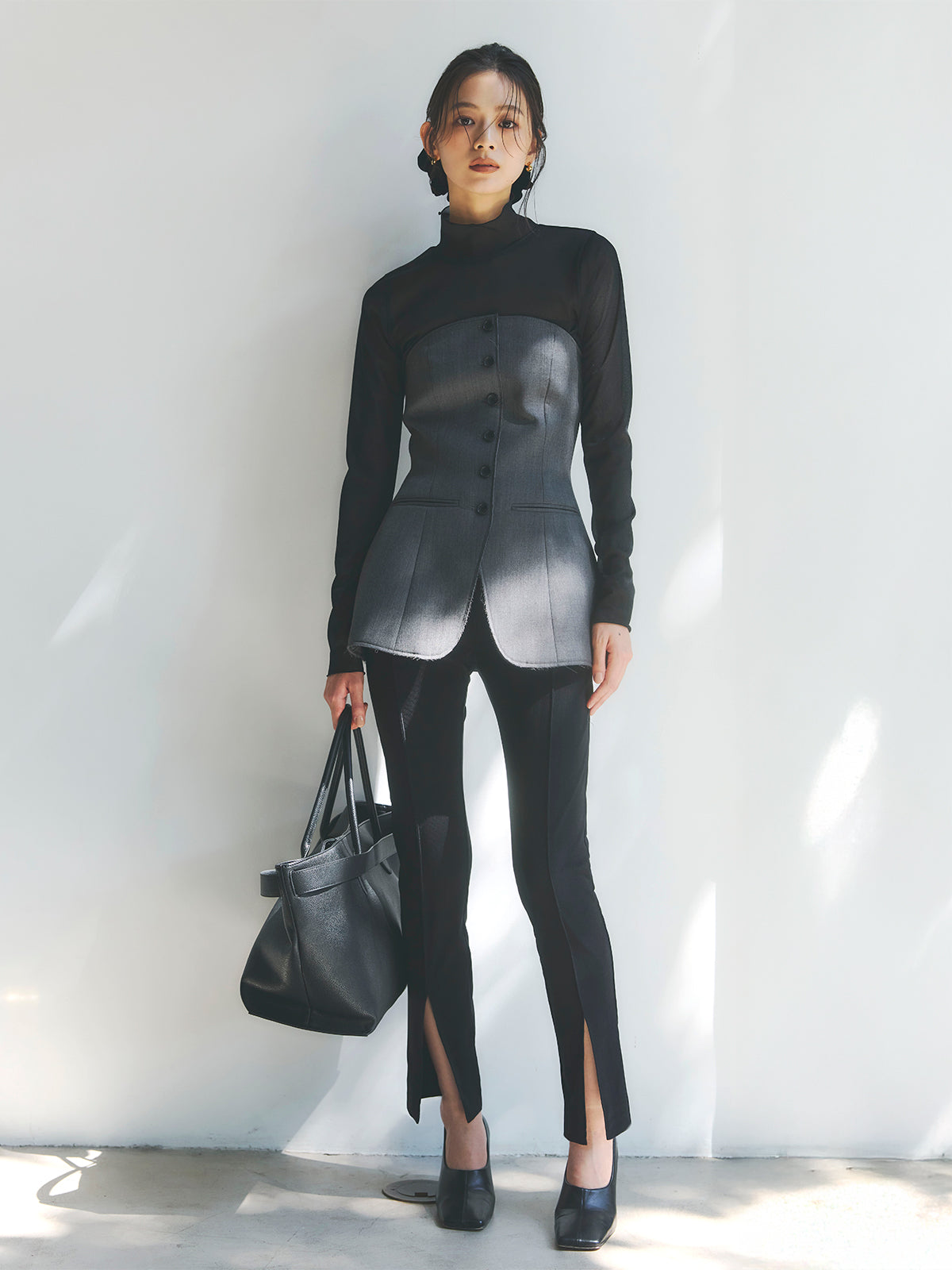 スリムフィットストレッチパンツ