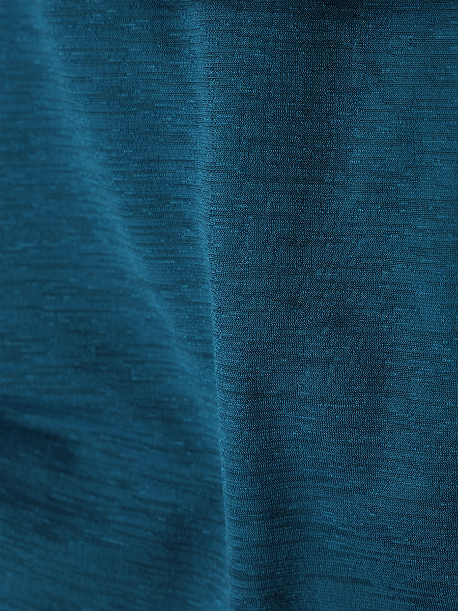 シアーオフショルギャザーカットトップス