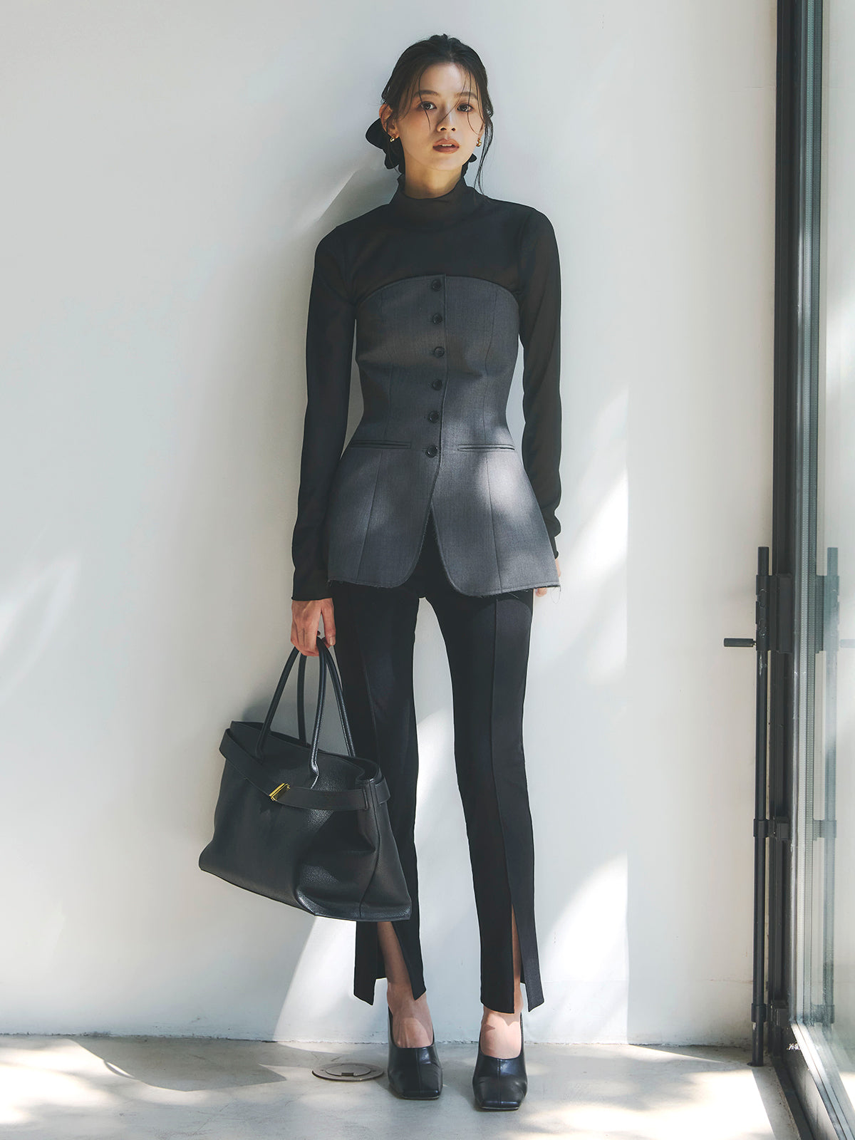 スリムフィットストレッチパンツ