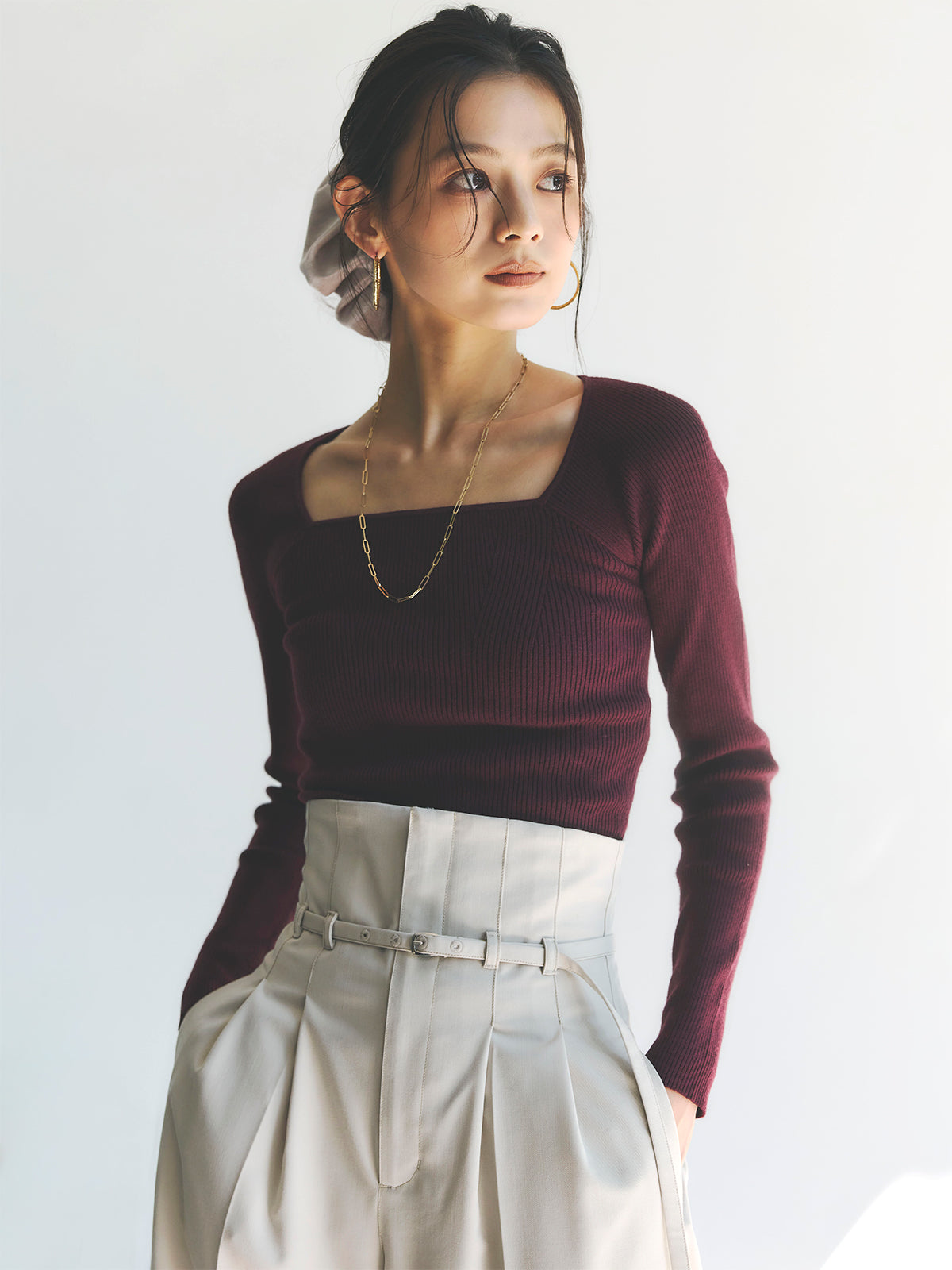 COLOR:BURGUNDY