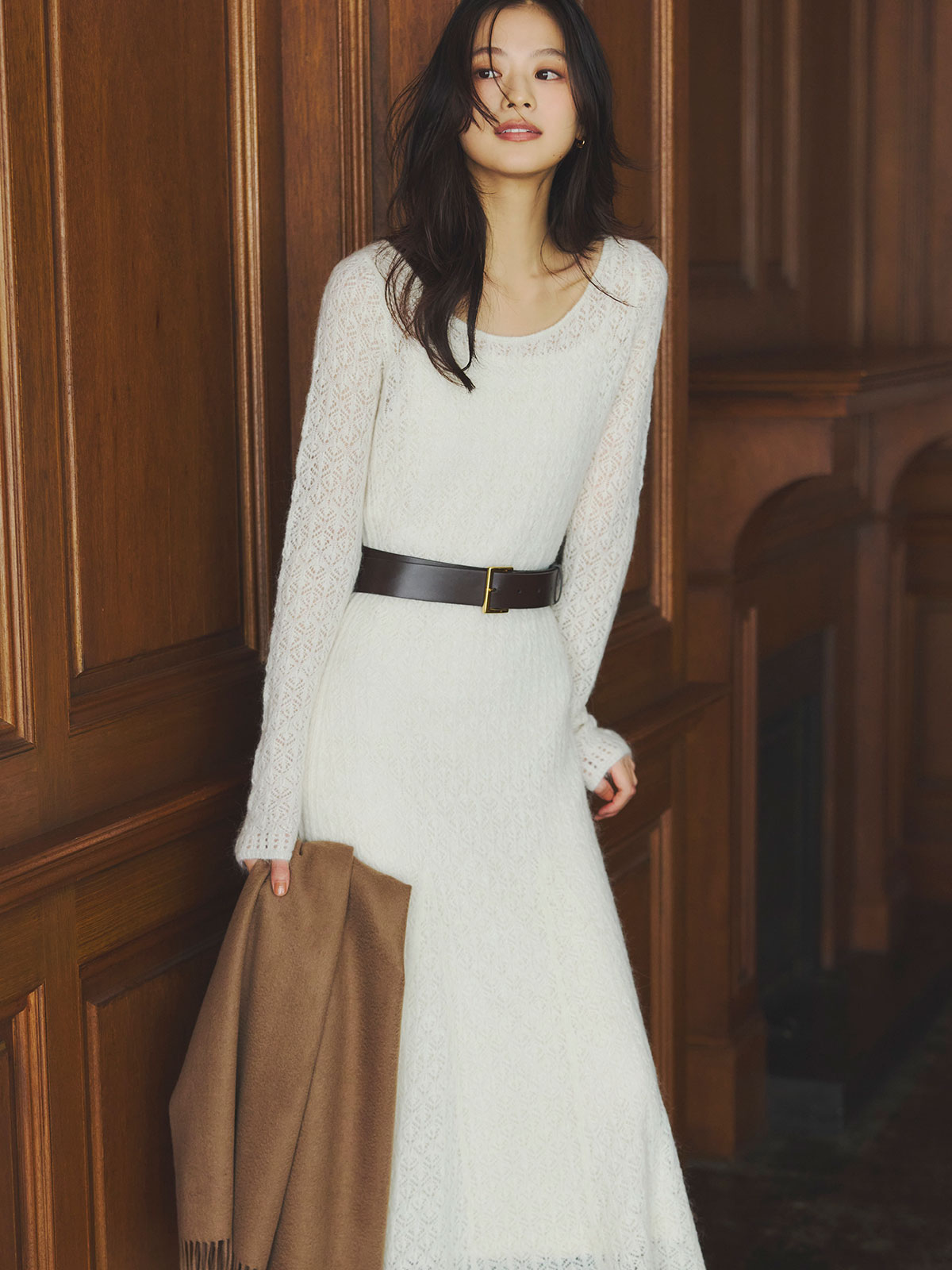 anuans ワイドロングベルト ワイドロングベルト