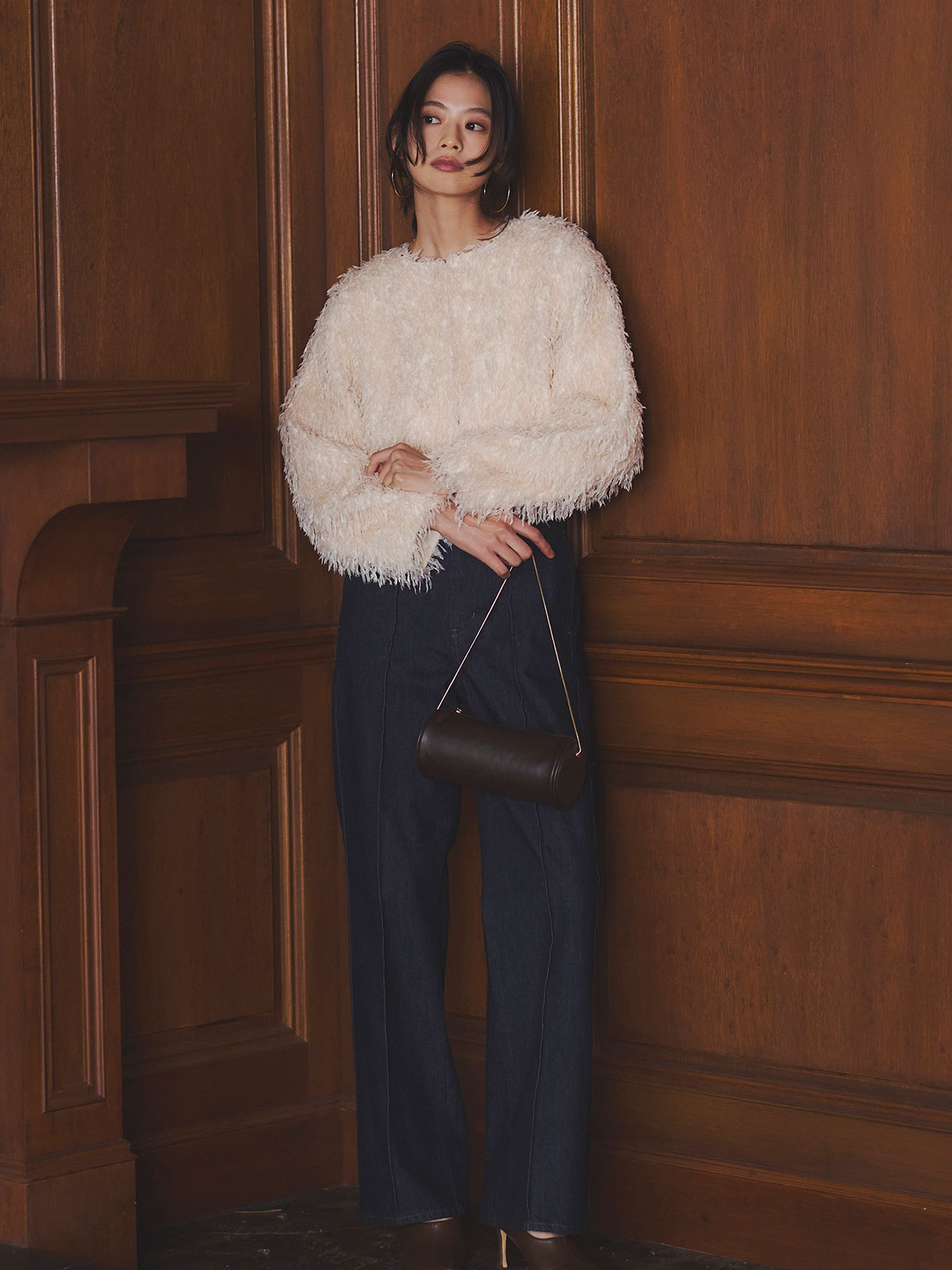 ファンシーフェザーコンパクトジャケット