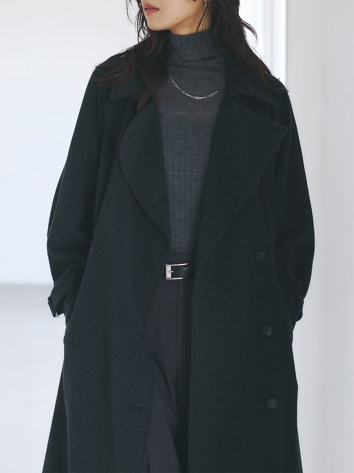 ウールトレンチコート