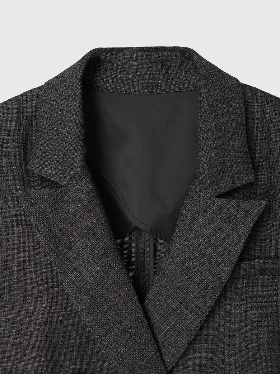 メッシュロングスリットジャケット