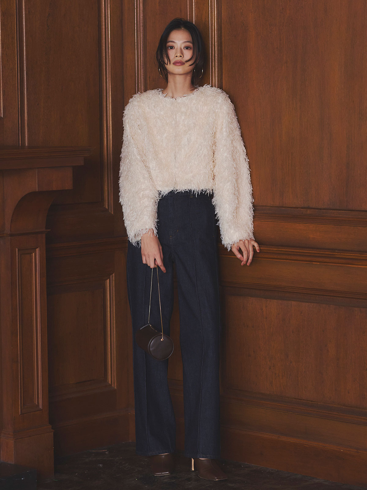 ファンシーフェザーコンパクトジャケット