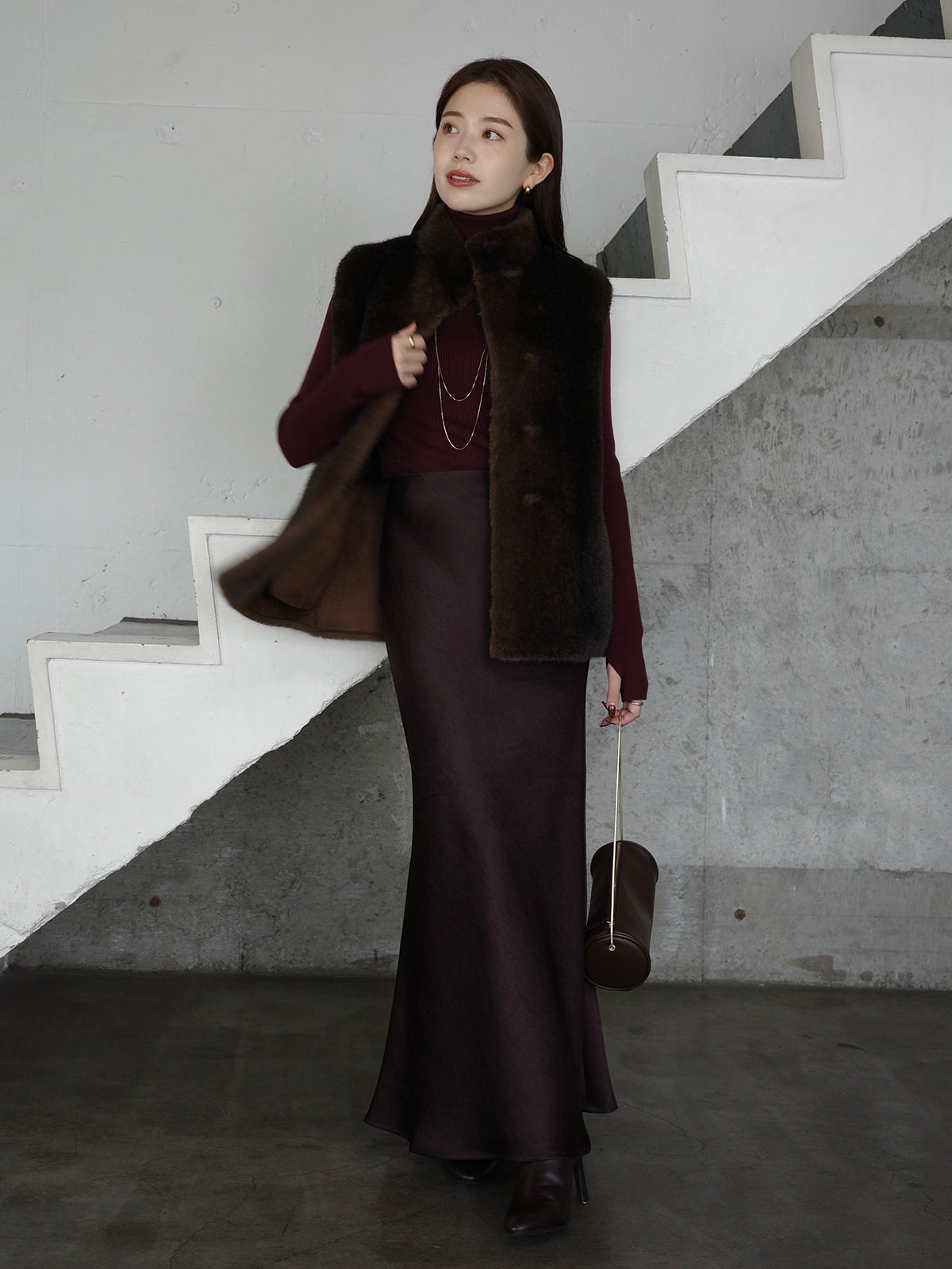 PR:157cm COLOR:BROWN SIZE:1
