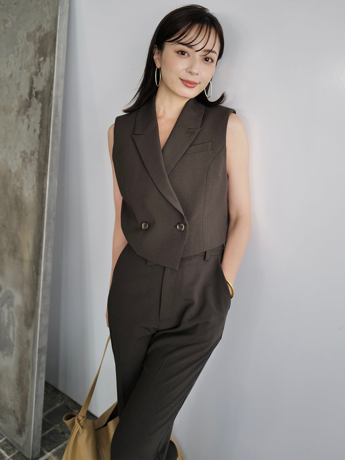 スーチングセミフレアパンツ