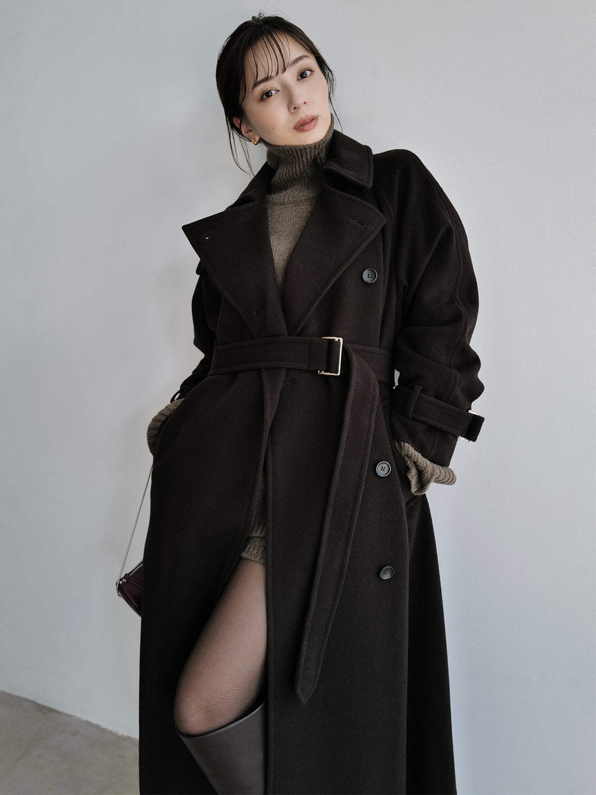 ウールトレンチコート