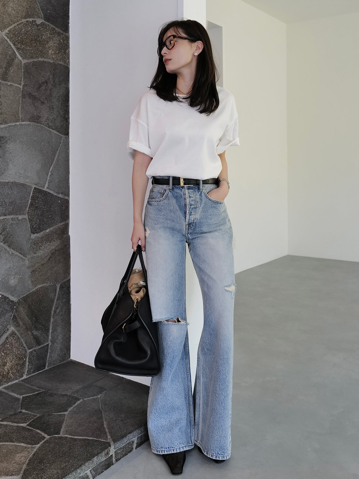 Unisex Ribbed Cotton T-shirt