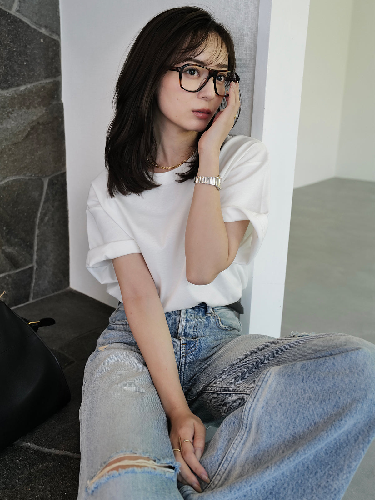 Unisex Ribbed Cotton T-shirt