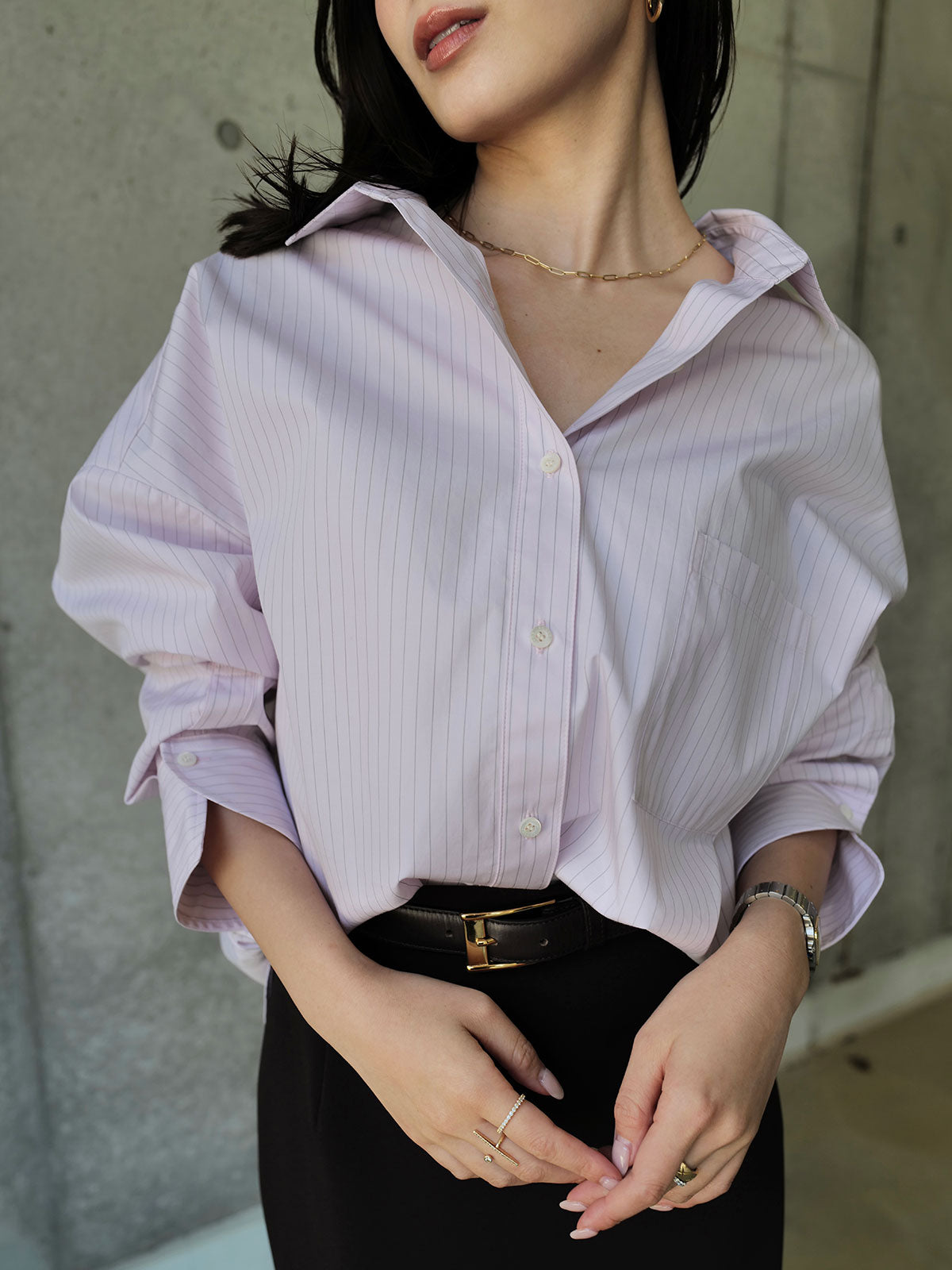 【STRIPE】スタンダードシャツ