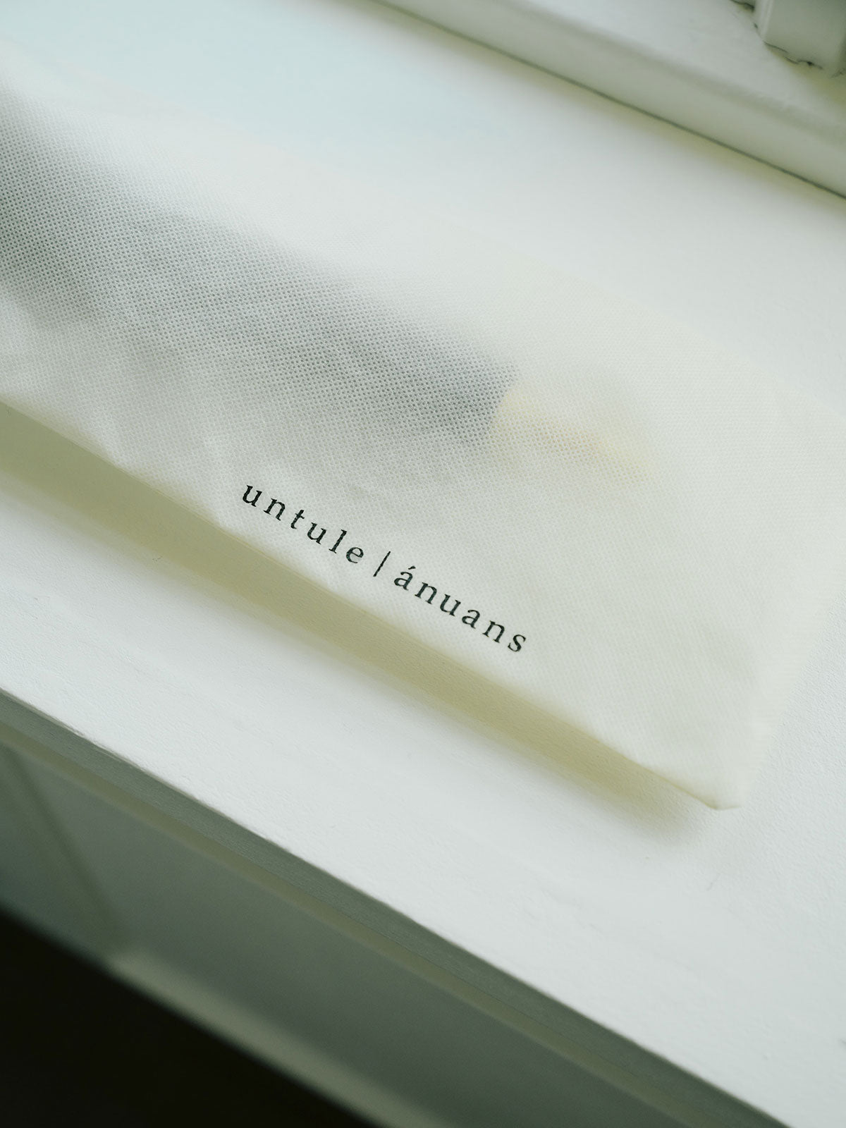 【untule×ánuans】コラボレーション日傘(長傘/S) GREY BEIGE