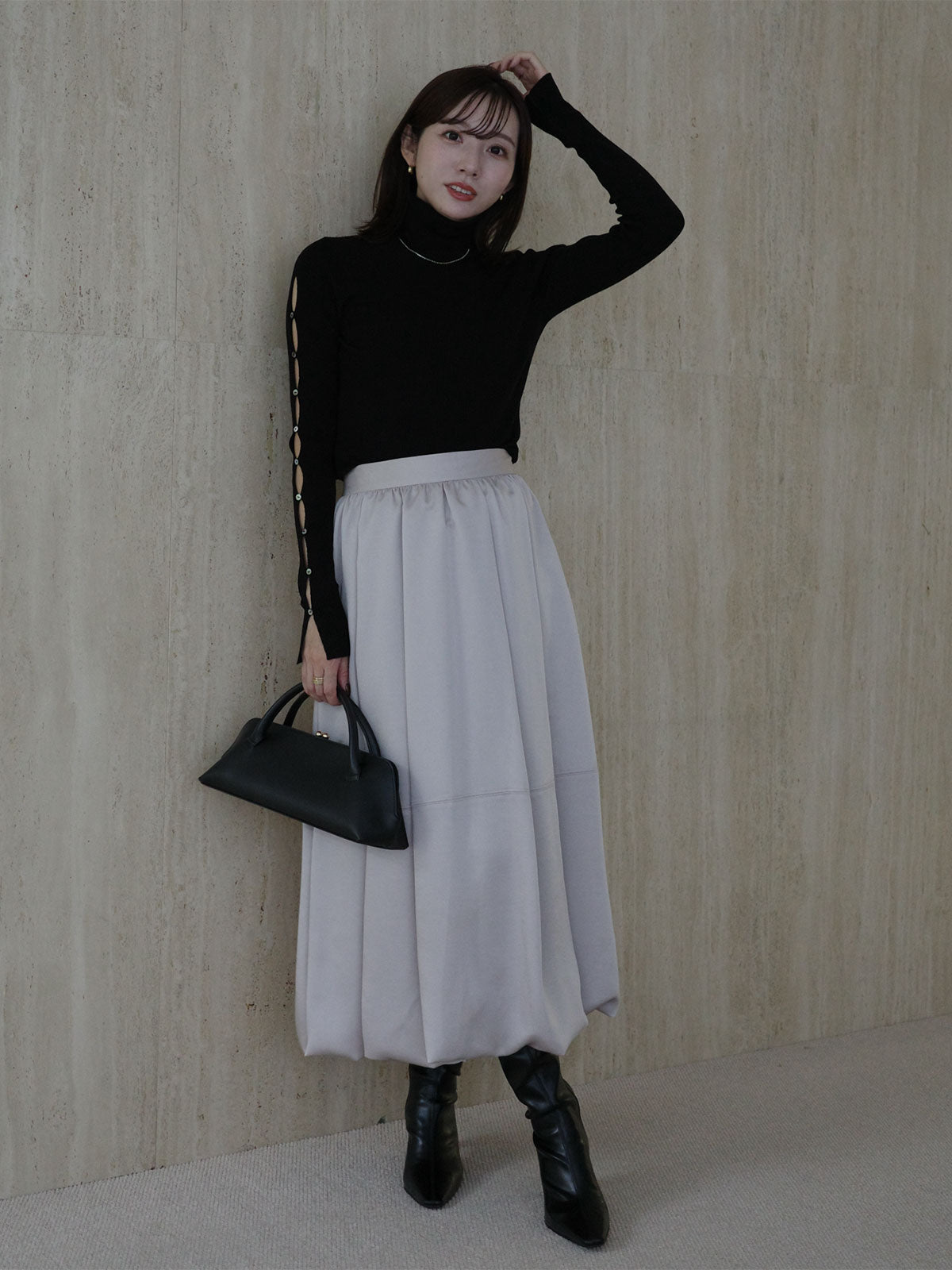 PR:162cm COLOR:LIGHT GREY SIZE:1