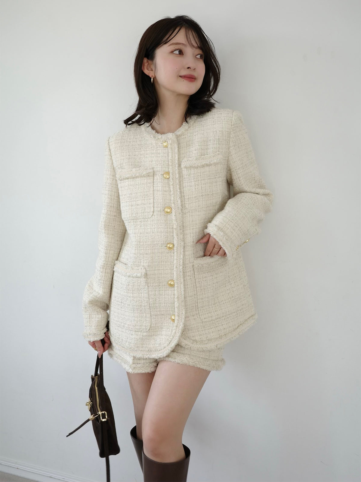 PR:156cm COLOR:ECRU SIZE:F