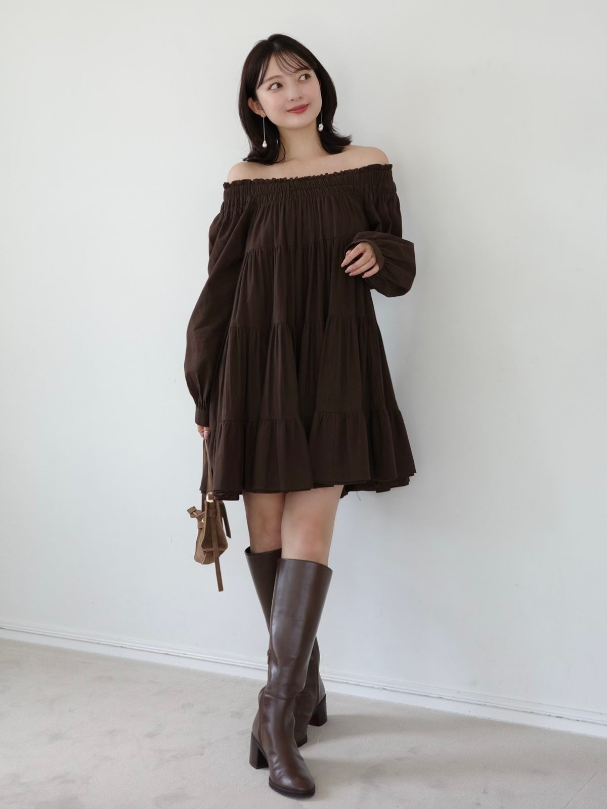 PR:156cm COLOR:BROWN SIZE:1
