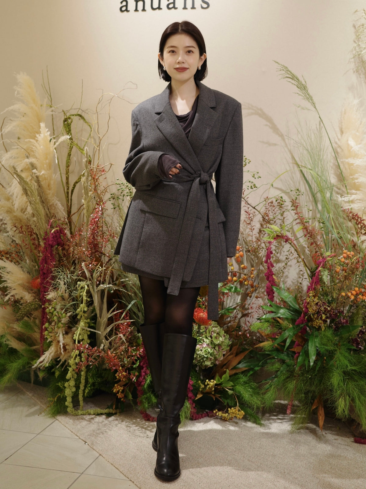 【BLOSSOM×ánuans】OVER FIT JACKET