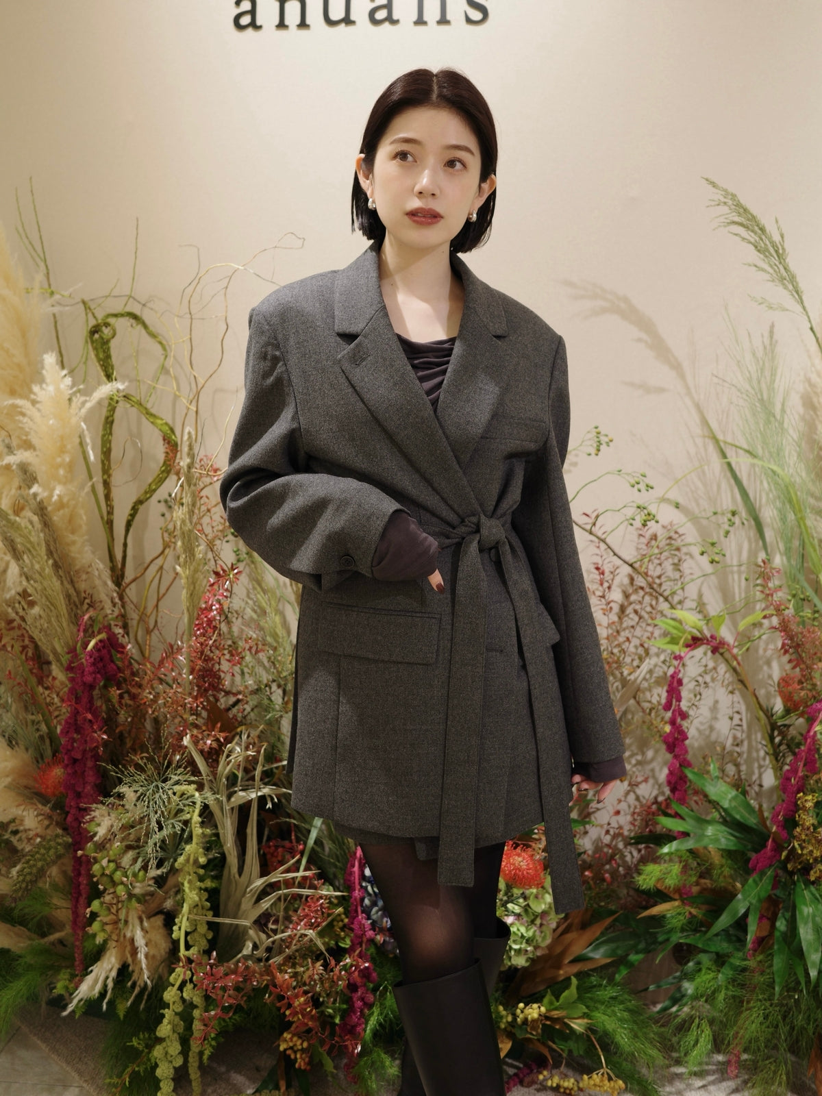 【BLOSSOM×ánuans】OVER FIT JACKET