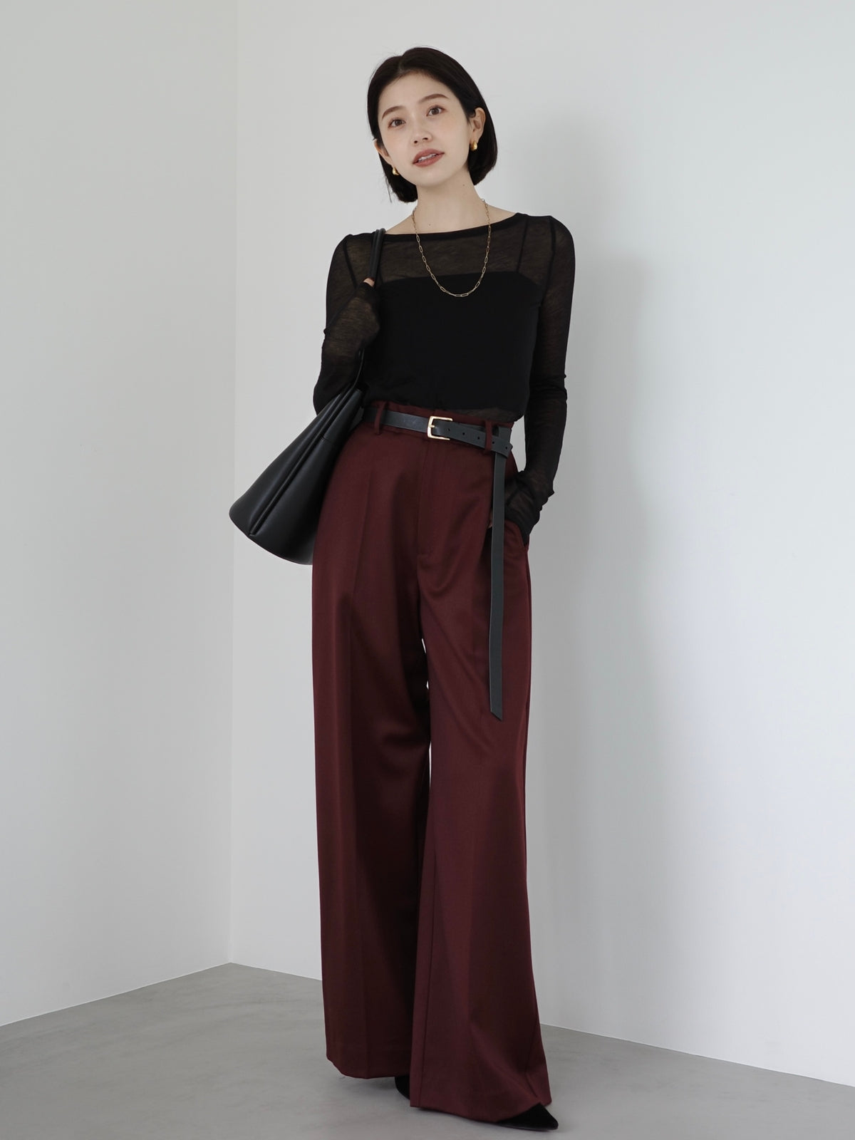 PR:157cm COLOR:BURGUNDY SIZE:1