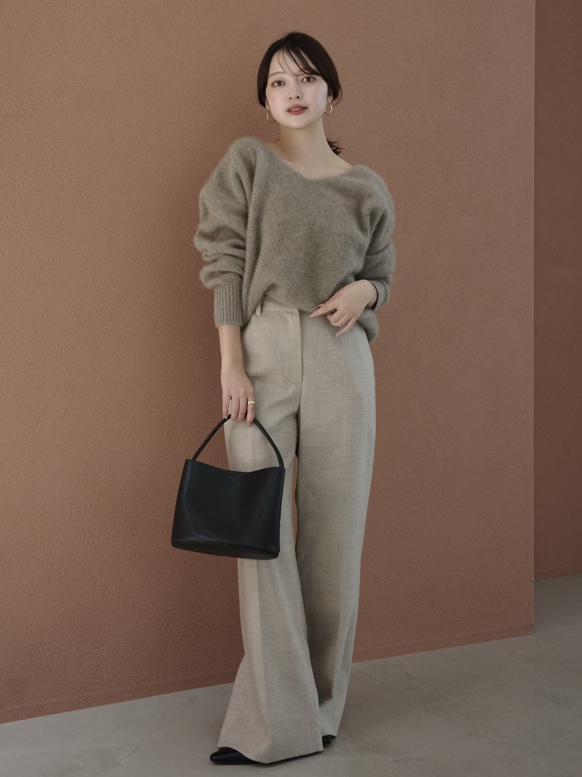 【BLOSSOM×ánuans】STRAIGHT PANTS