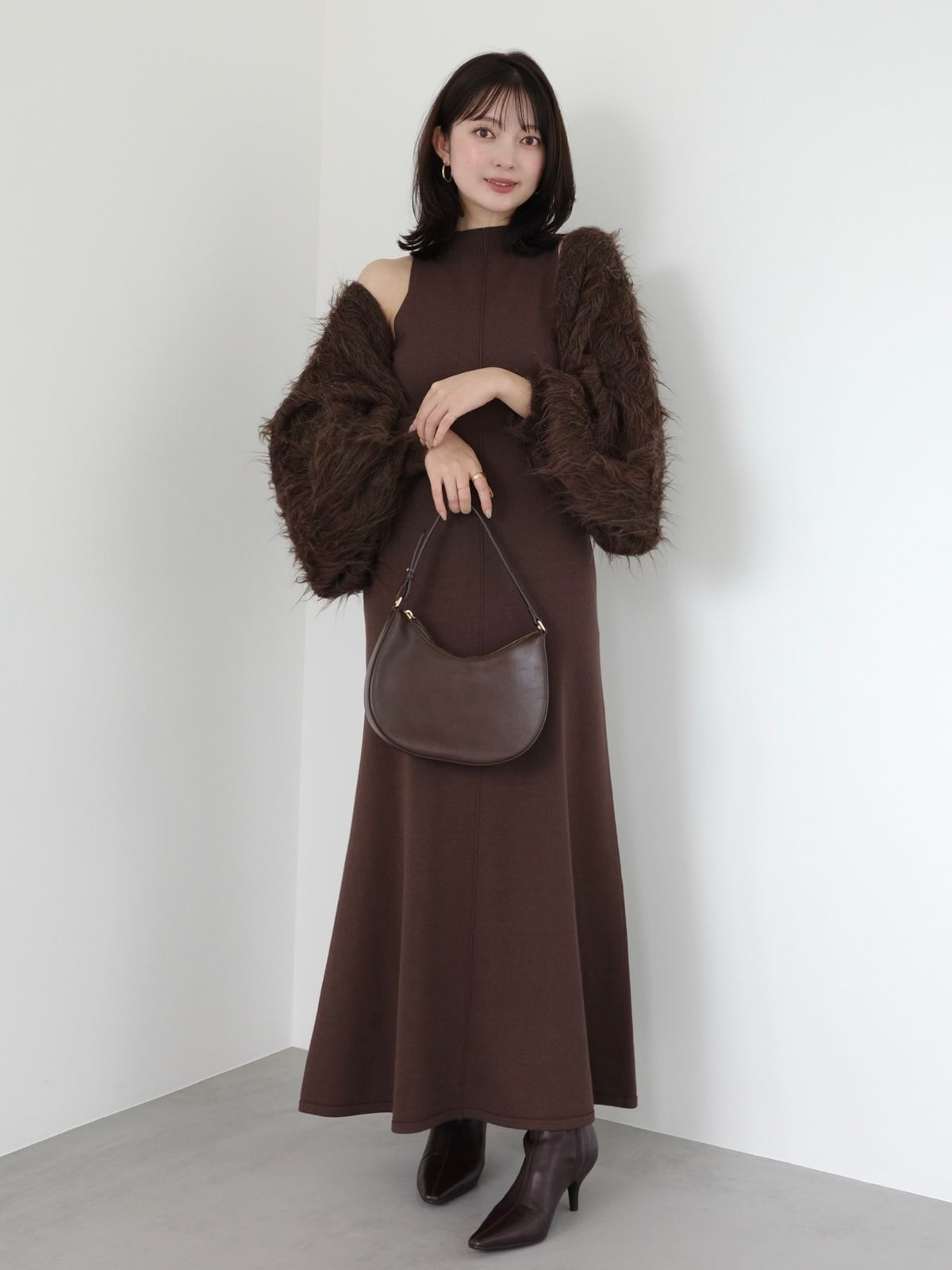 PR:156cm COLOR:BROWN SIZE:1