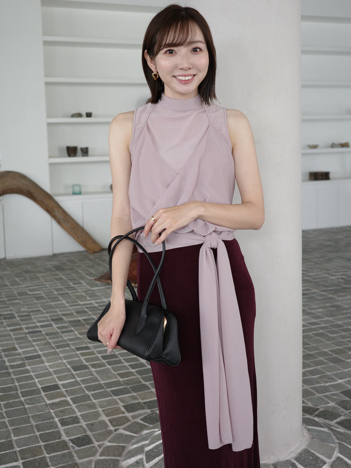 アセテートカットナロースカート