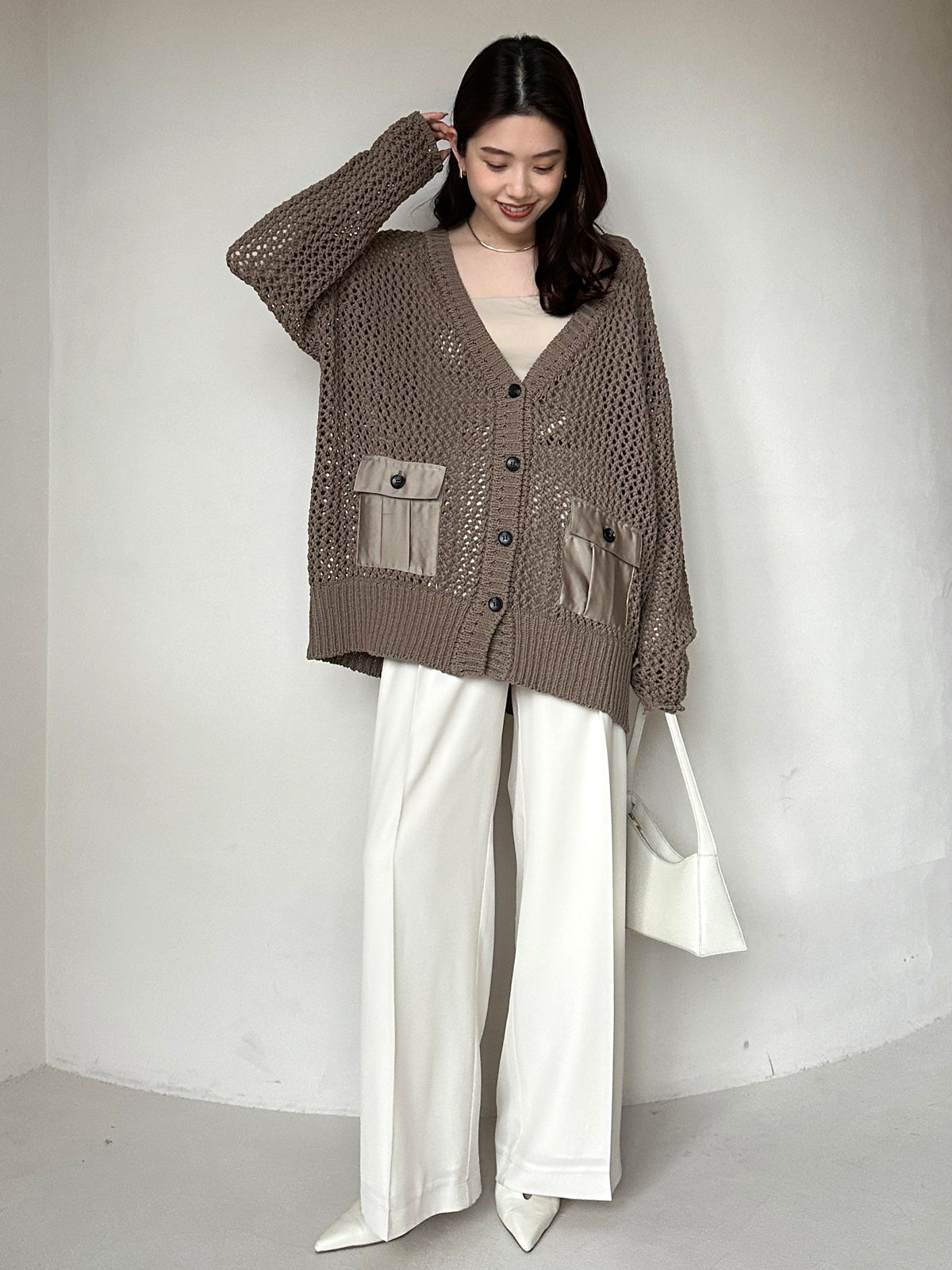 ツータックワイドパンツ