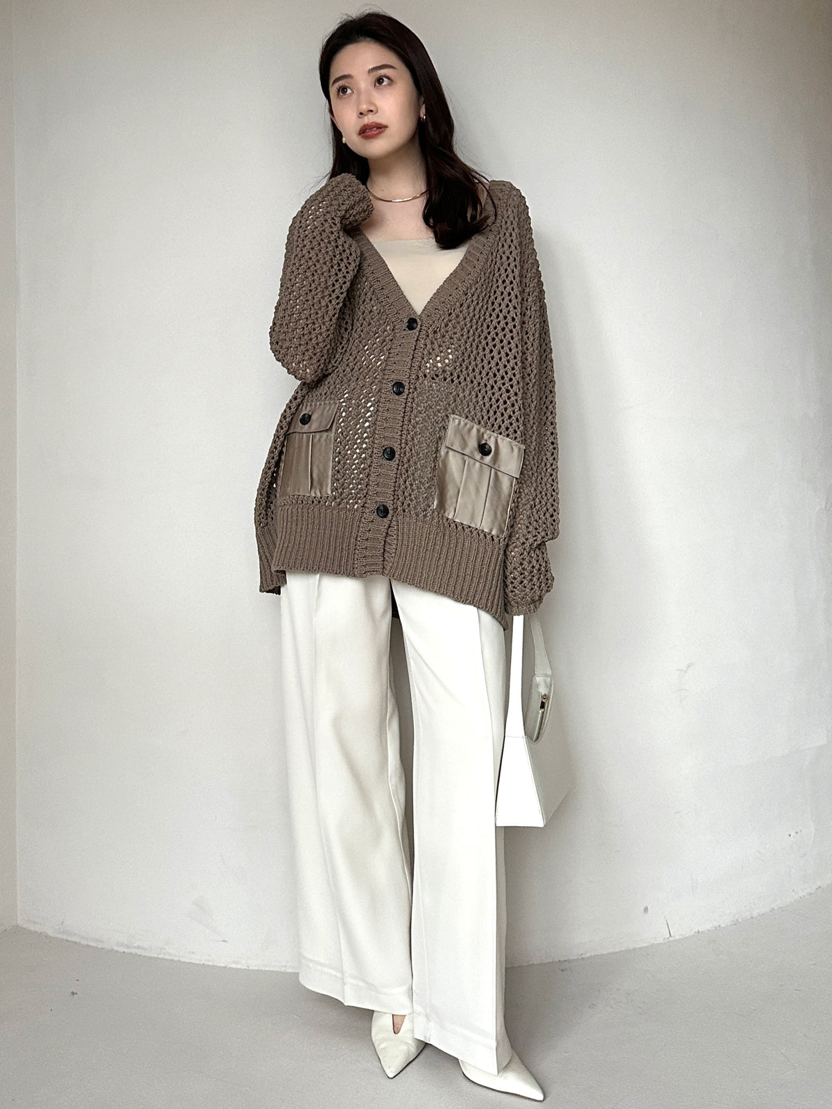 ツータックワイドパンツ