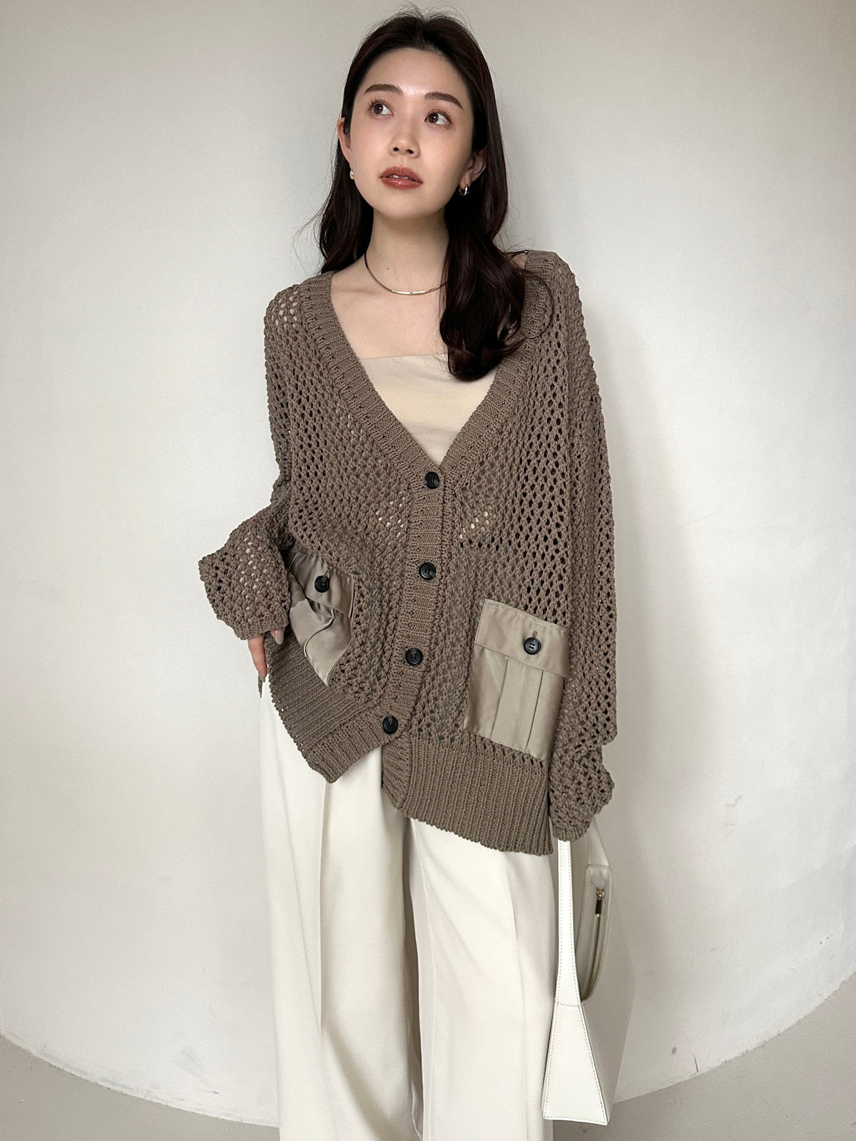 ツータックワイドパンツ