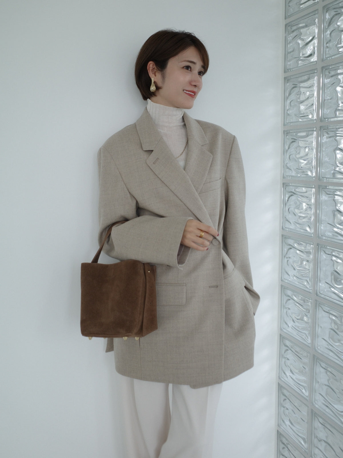 【BLOSSOM×ánuans】OVER FIT JACKET