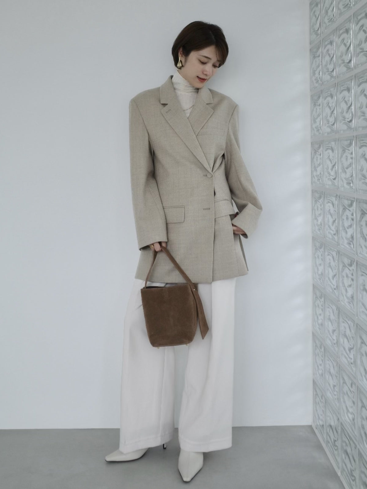 【BLOSSOM×ánuans】OVER FIT JACKET