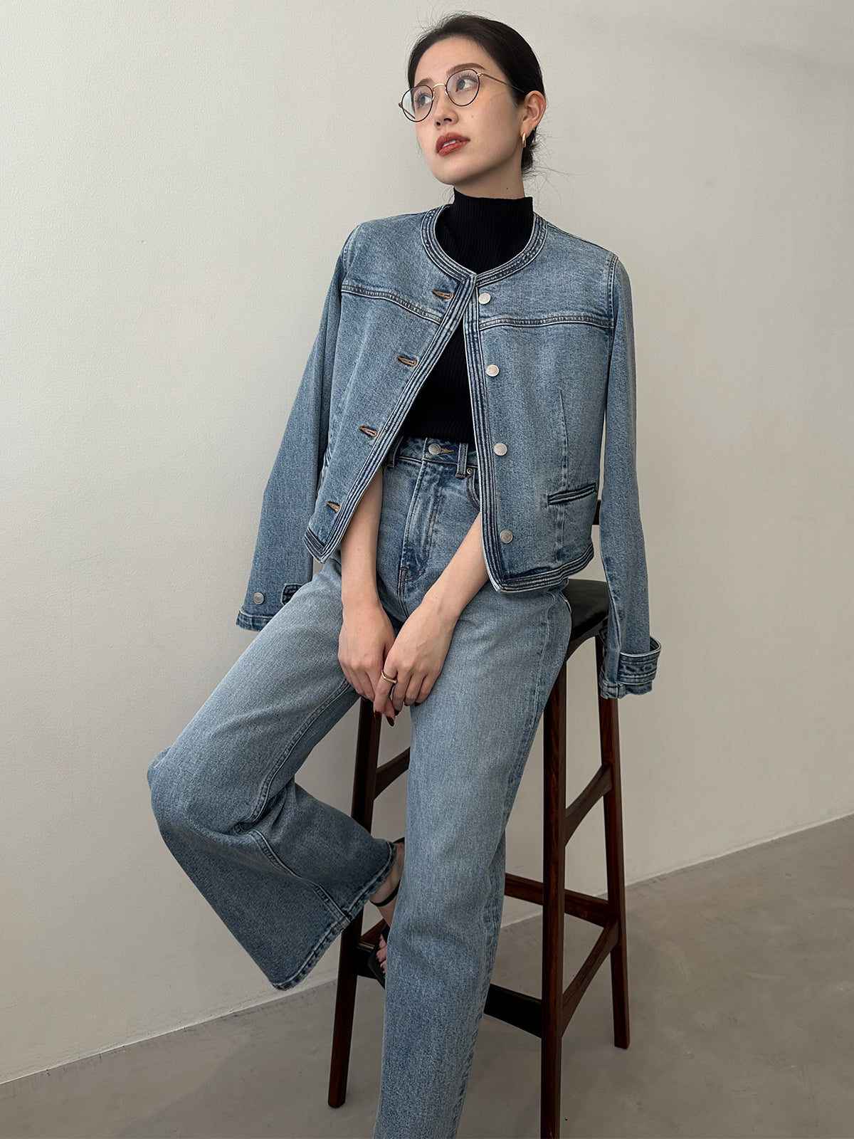 パンツ anuans wide leg denim 2 パンツ anuans wide leg denim 2 Wide leg denim