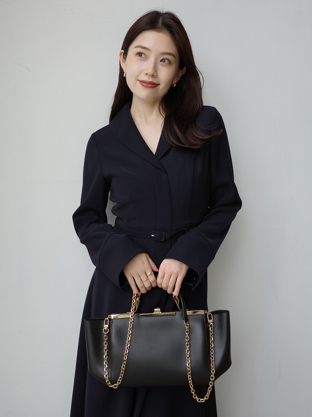 ダブルサテングレースワンピース