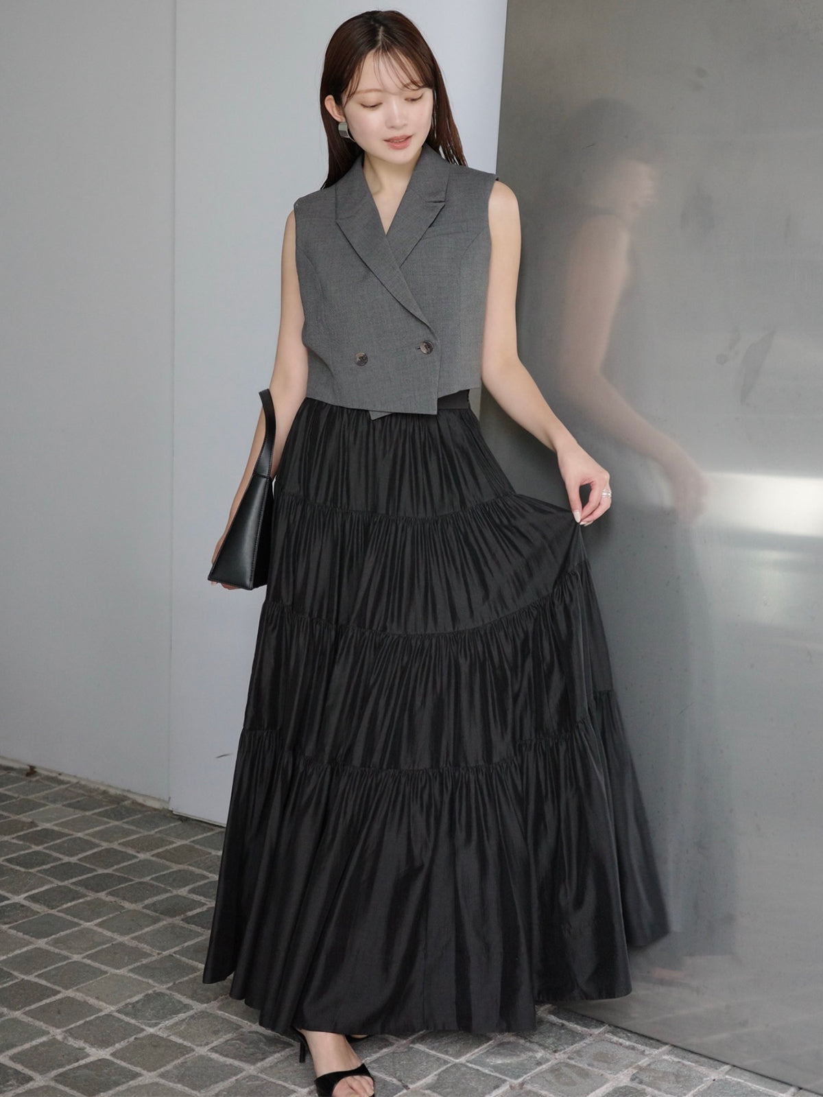 テーラードジレトップス