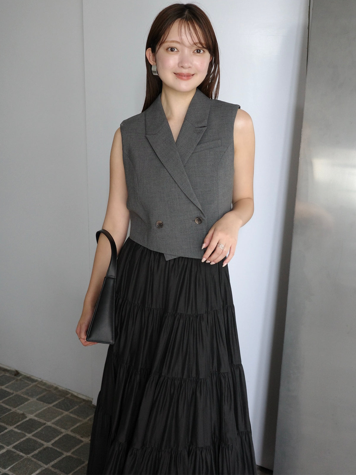 テーラードジレトップス