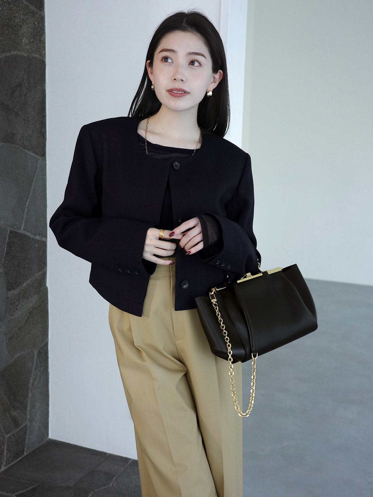 PR:157cm COLOR:DARK NAVY SIZE:1