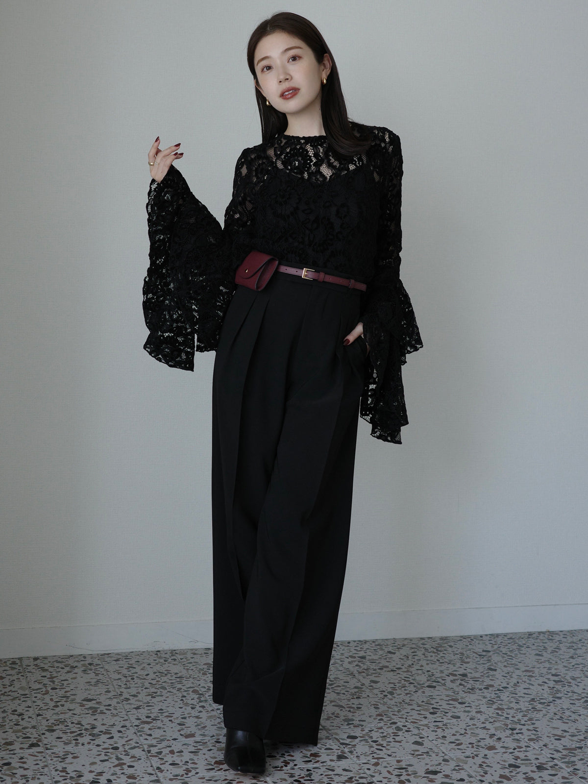 PR:157cm COLOR:BLACK SIZE:1