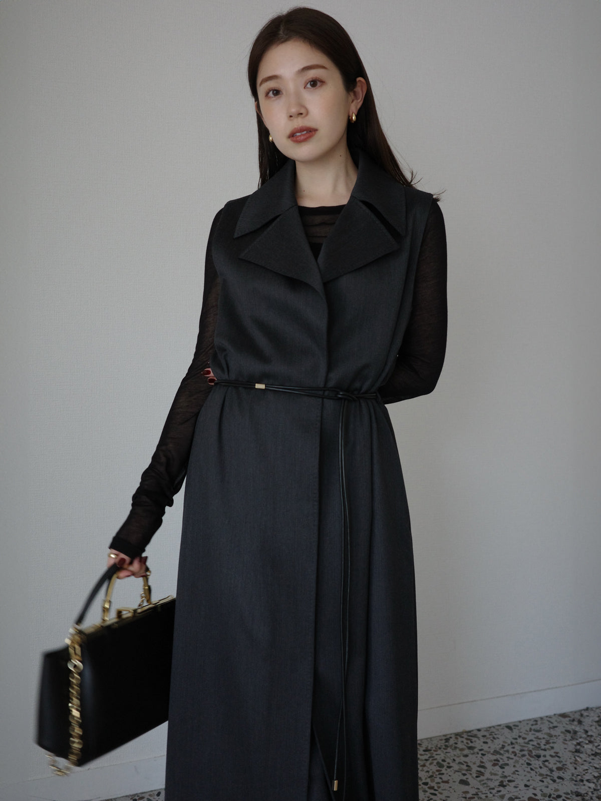 シアーロングスリーブT シャツ