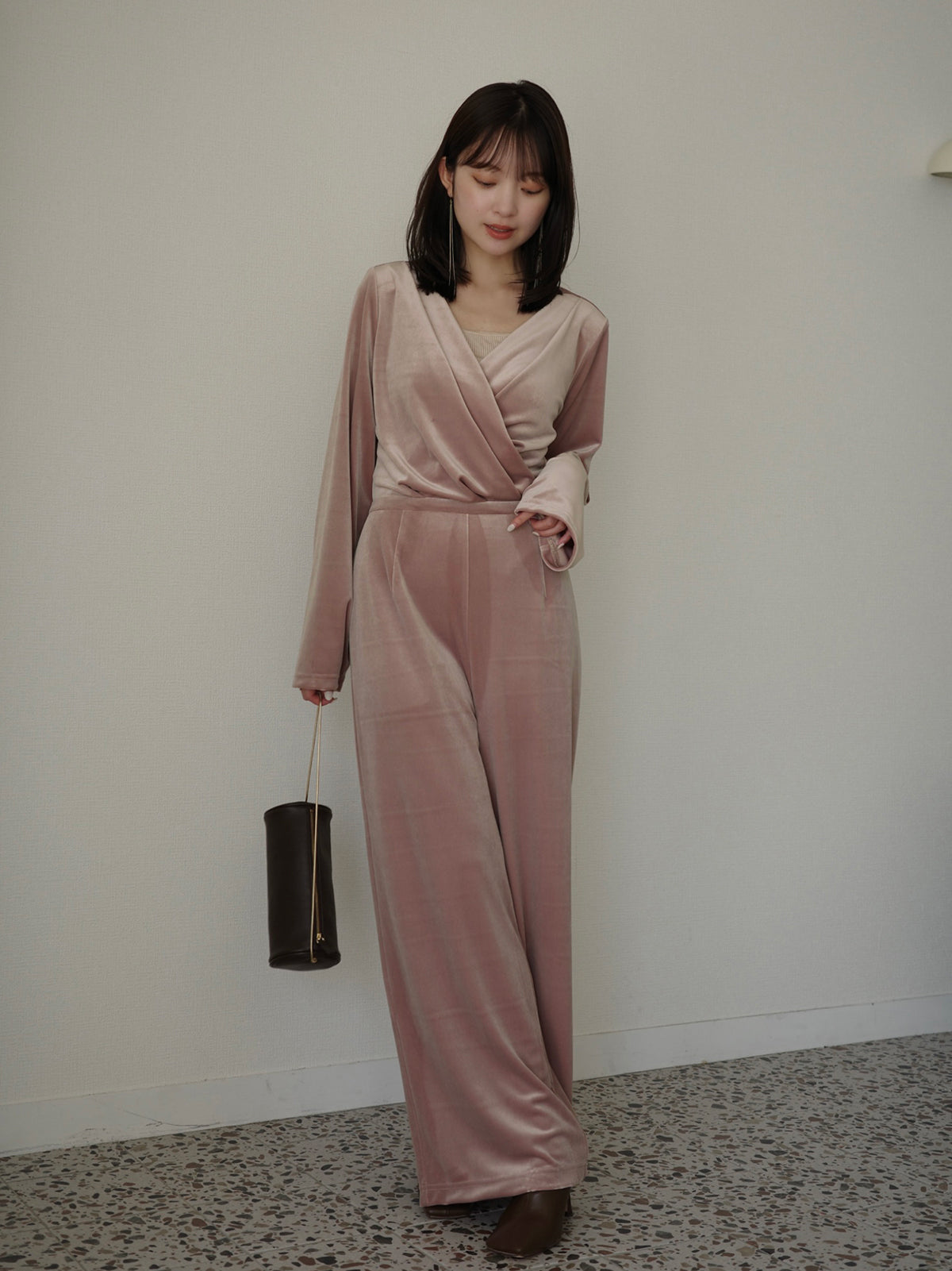 ベロアカットオールインワン