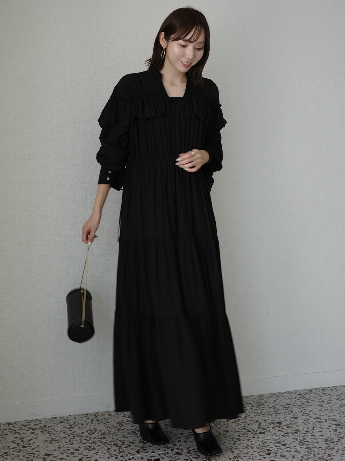 PR:162cm COLOR:BLACK SIZE:F