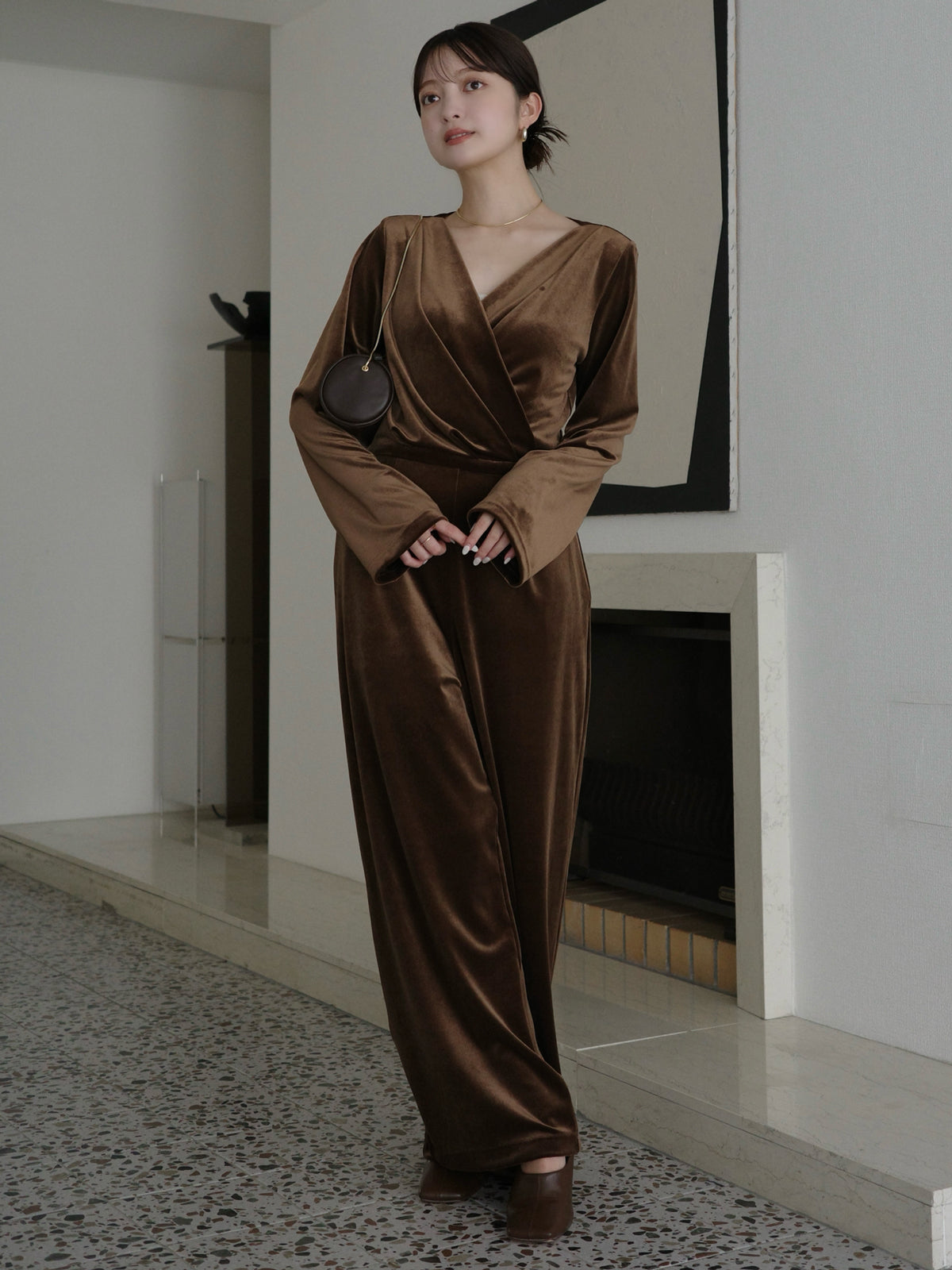 ベロアカットオールインワン