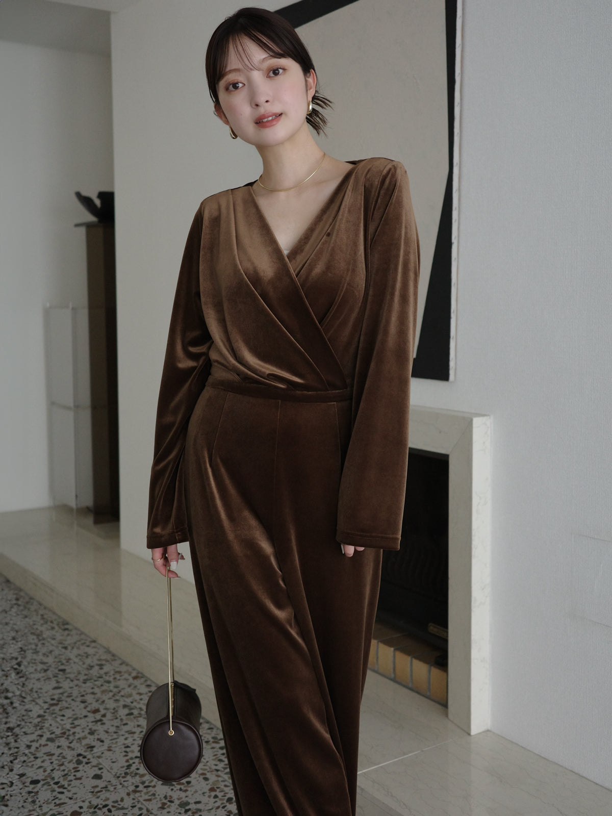 ベロアカットオールインワン