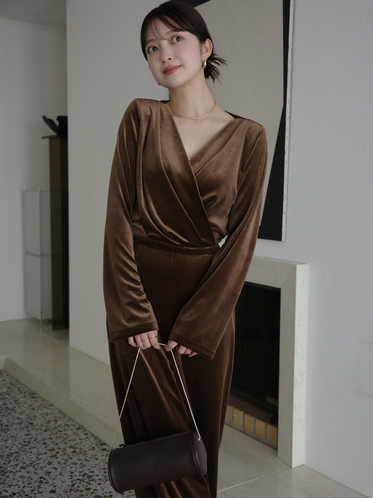 ベロアカットオールインワン