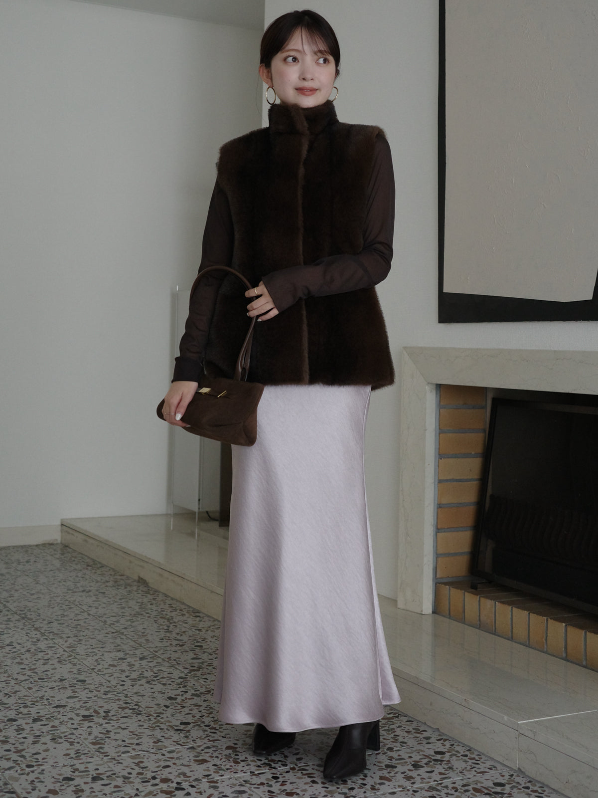 PR:156cm COLOR:GREYISH PINK SIZE:1