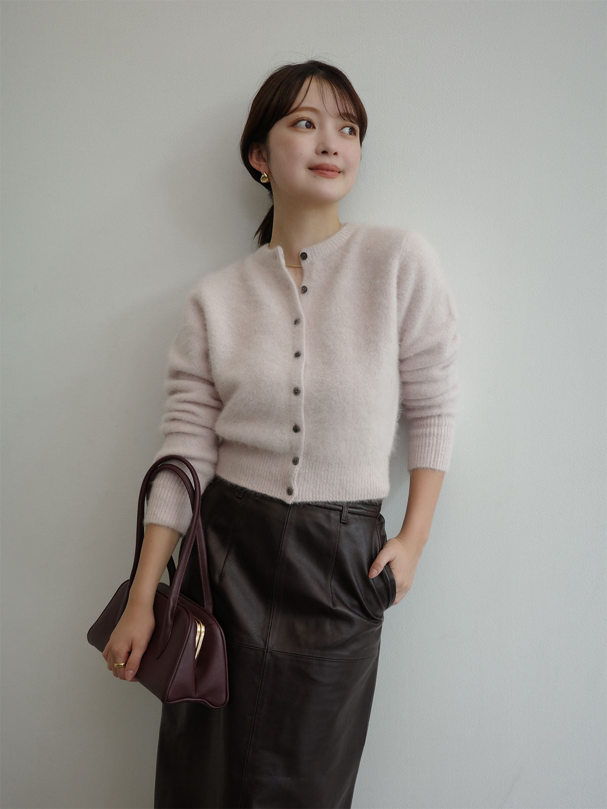 【新品未使用タグ付】 anuansラクーンフォックスショートカーディガン ラクーンフォックスショートカーディガン