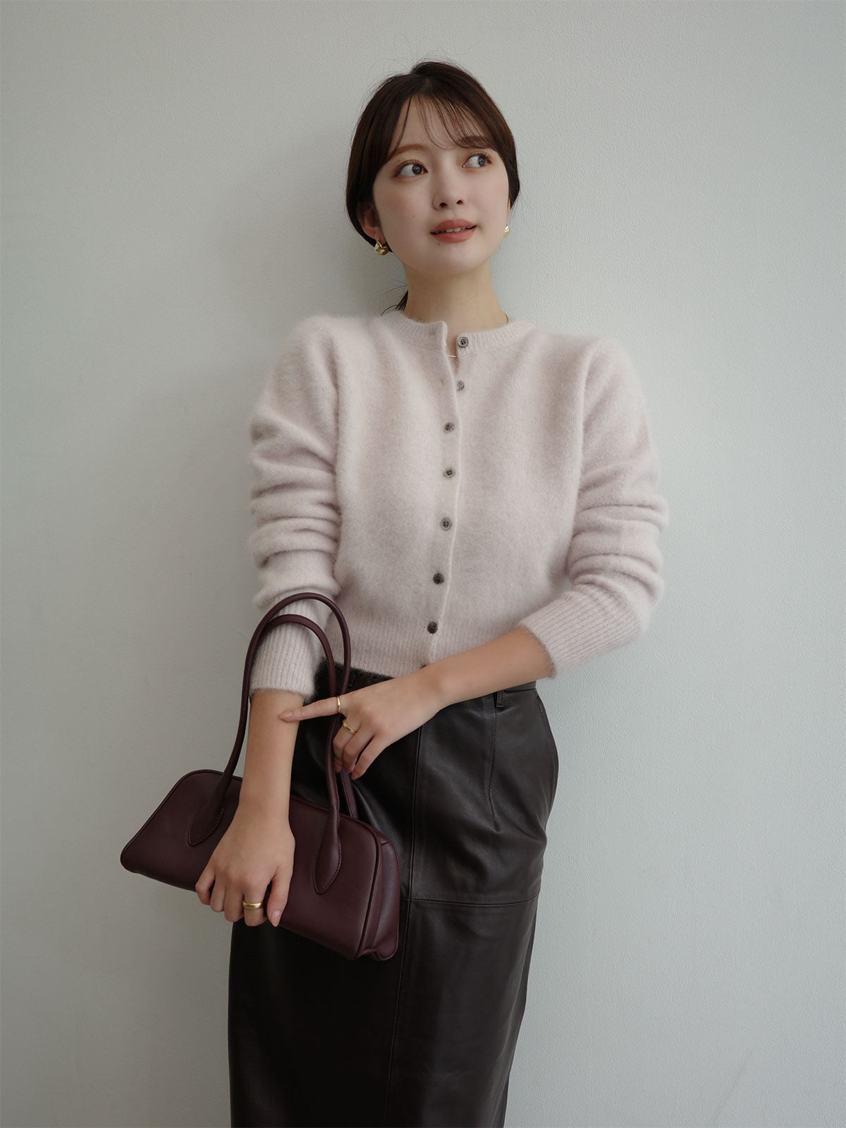 【新品未使用タグ付】 anuansラクーンフォックスショートカーディガン ラクーンフォックスショートカーディガン