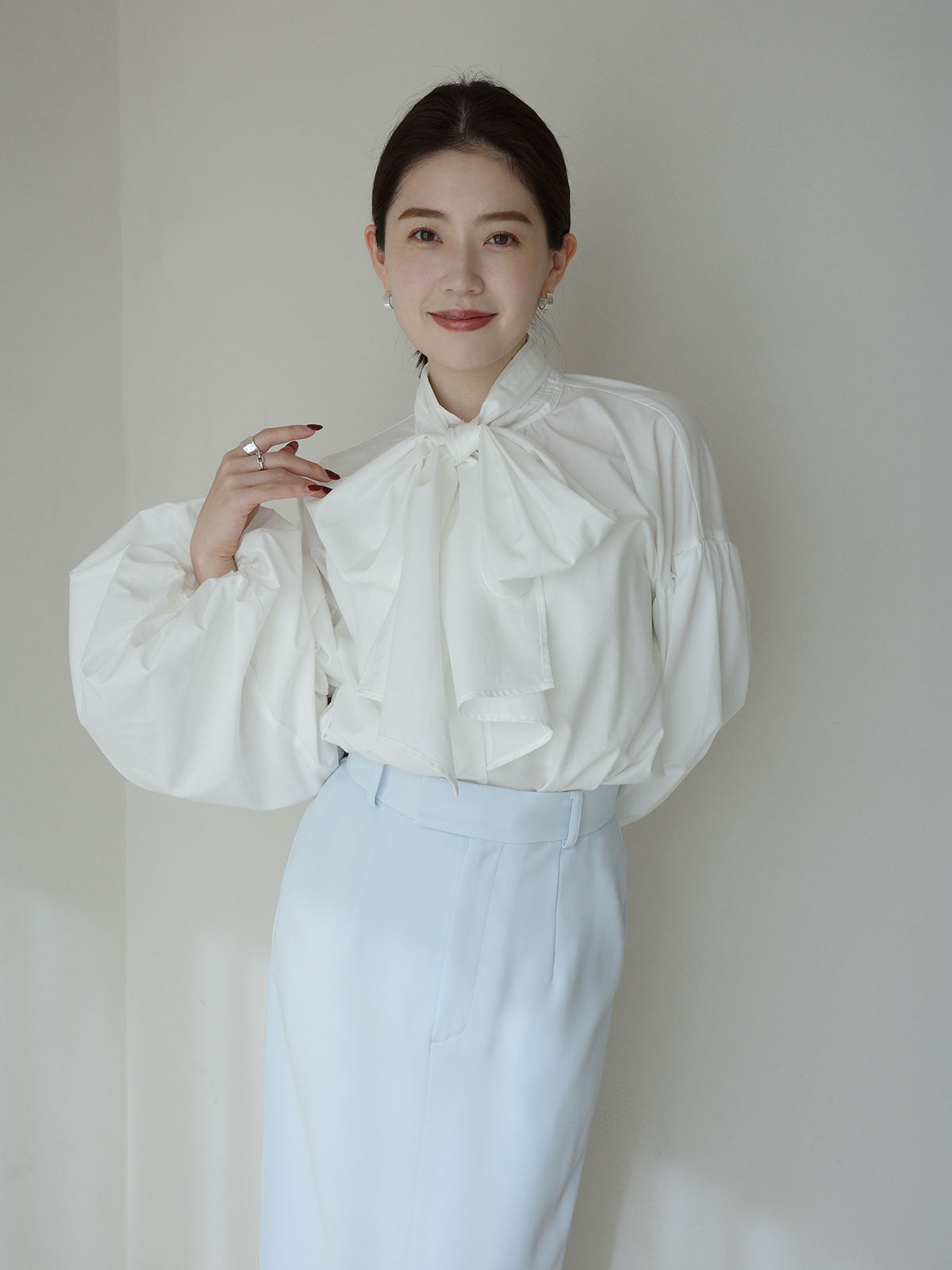 ダブルサテンナロースカート