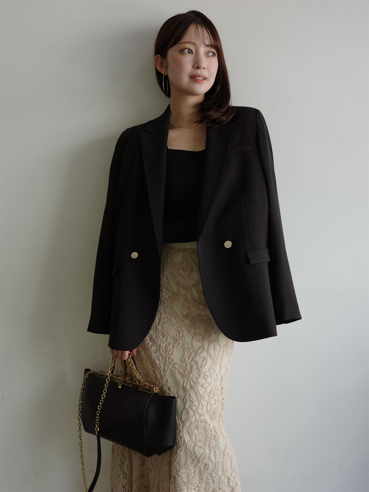 PR:157cm COLOR:BLACK SIZE:1