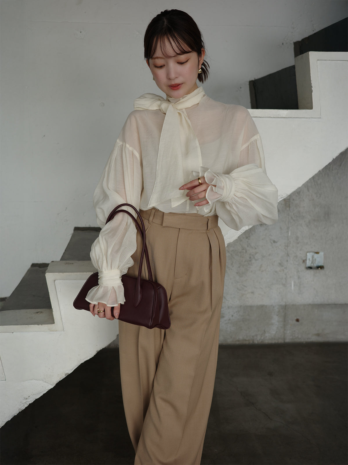 PR:156cm COLOR:IVORY SIZE:F